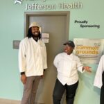 Common Ground Trainees under Abington Jefferson Health sign