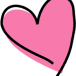 funky-pink-heart